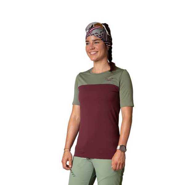 Dynafit Traverse S-tech T-shirt Med Korta ärmar Röd M-L Kvinna