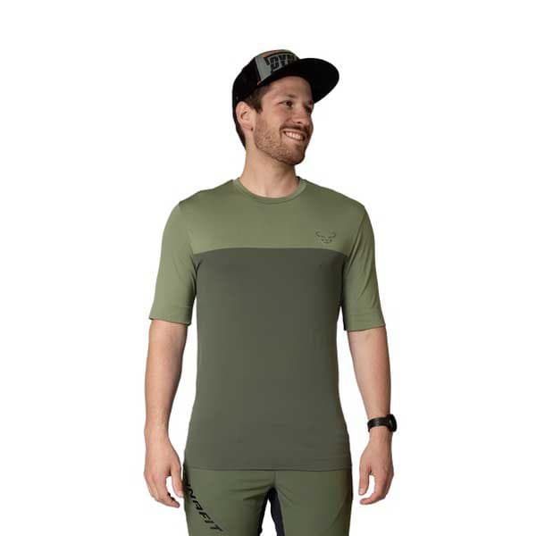 Dynafit Traverse S-tech T-shirt Med Korte ærmer Grøn XS-S Mand