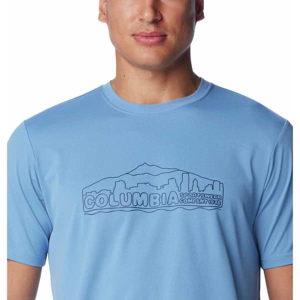 Columbia Legend Trail™ T-shirt Med Korta ärmar Blå S Man