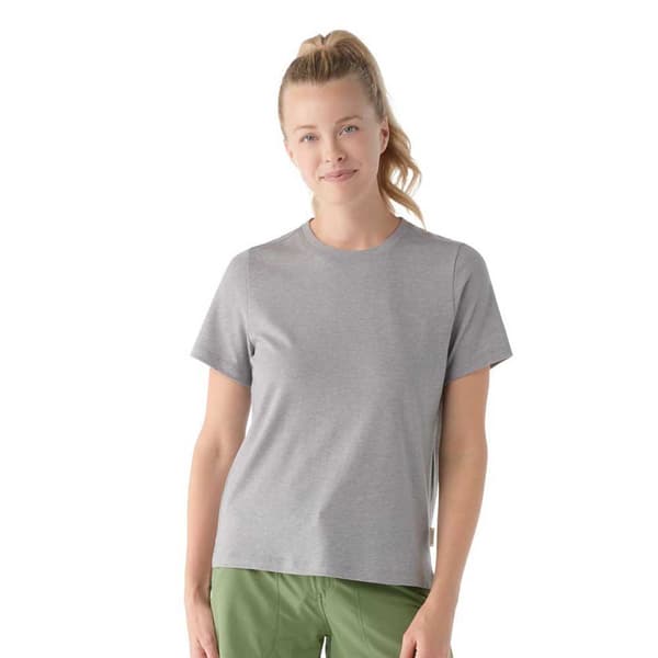 Smartwool Perfect Crew T-shirt Med Korta ärmar Grå S Kvinna