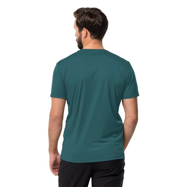 Jack Wolfskin Tech T-shirt Med Korte ærmer Grøn M Mand