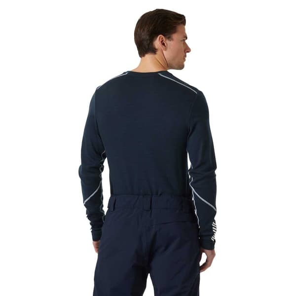 Helly Hansen Lifa Merino Midweight T-shirt Med Lång ärm Blå XL Man