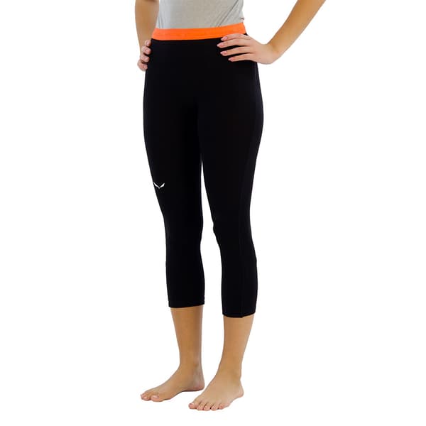 Salewa Cristallo Warm Amr 3/4 Leggings Sort M Kvinde