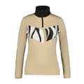 Pikkukuva 1 / 4: Icepeak Ellery Puoli Vetoketjullinen Pitkähihainen T-paita Beige M Nainen