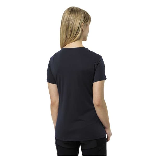 Jack Wolfskin Tech T-shirt Med Korta ärmar Blå L Kvinna