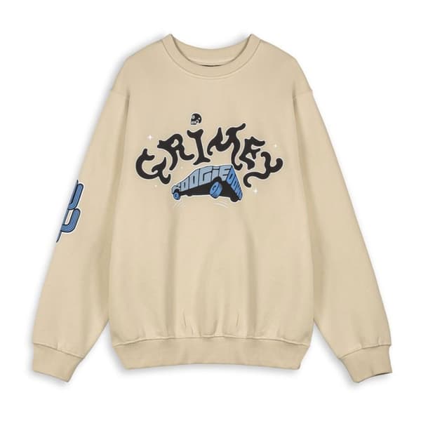 Grimey Causing Panic The Charleston Blvd Vintage Tröja Beige M Man