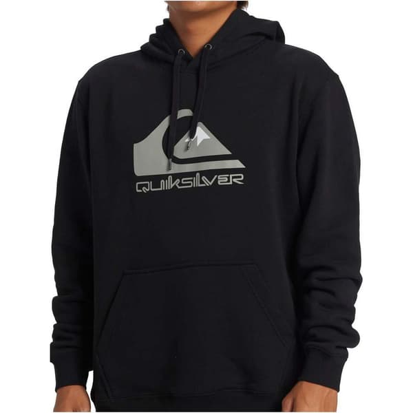 Quiksilver Big Logo Tröja Med Huva Svart S Man