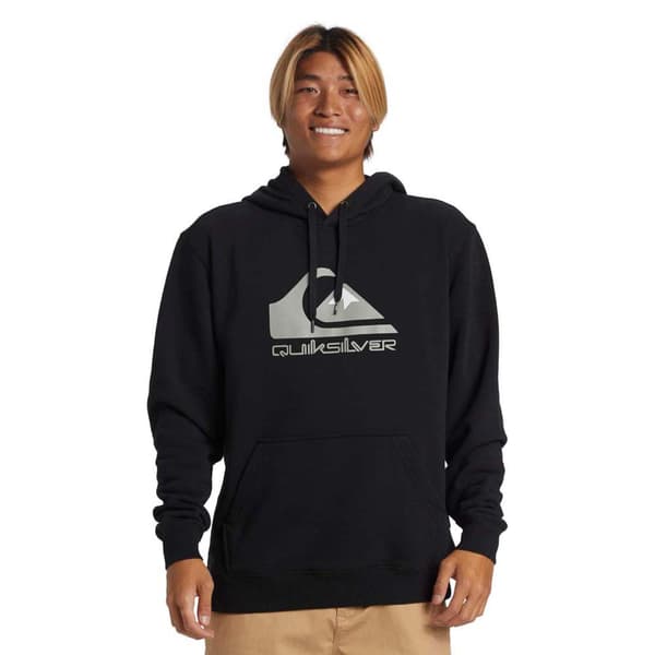 Quiksilver Big Logo Tröja Med Huva Svart S Man