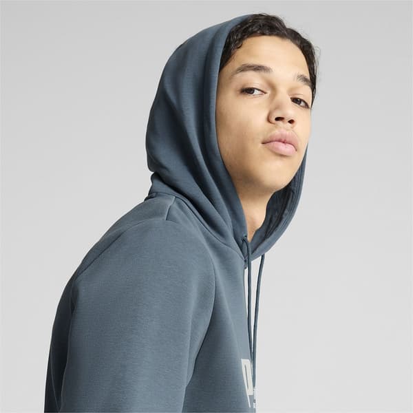 Puma Ess+ 2 Col Big Logo Huvtröja Grå S Man