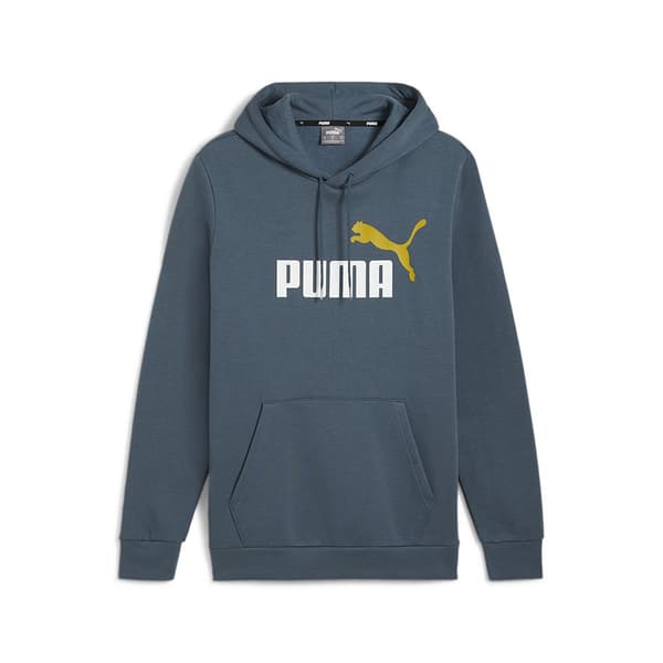 Puma Ess+ 2 Col Big Logo Huvtröja Grå S Man