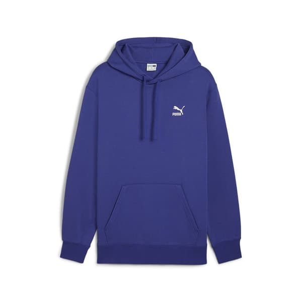 Puma Select Classics Small Logo Fl Huvtröja Blå M Man