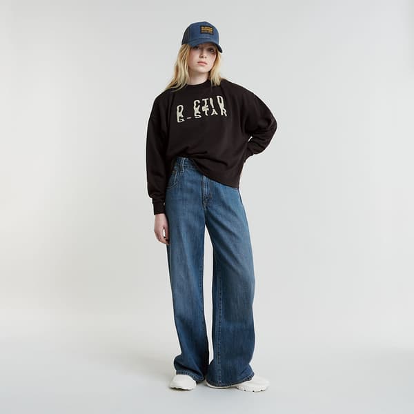 G-star Chroma Gr Loose Tröja Svart XS Kvinna