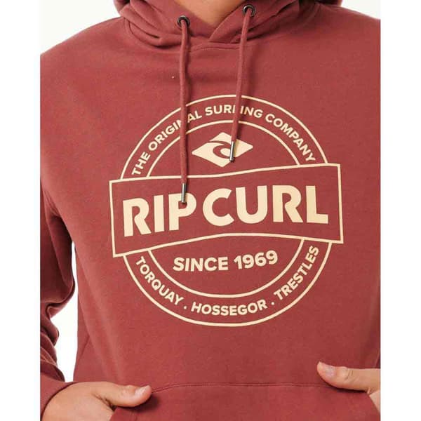Rip Curl Stapler Huvtröja Röd M Man