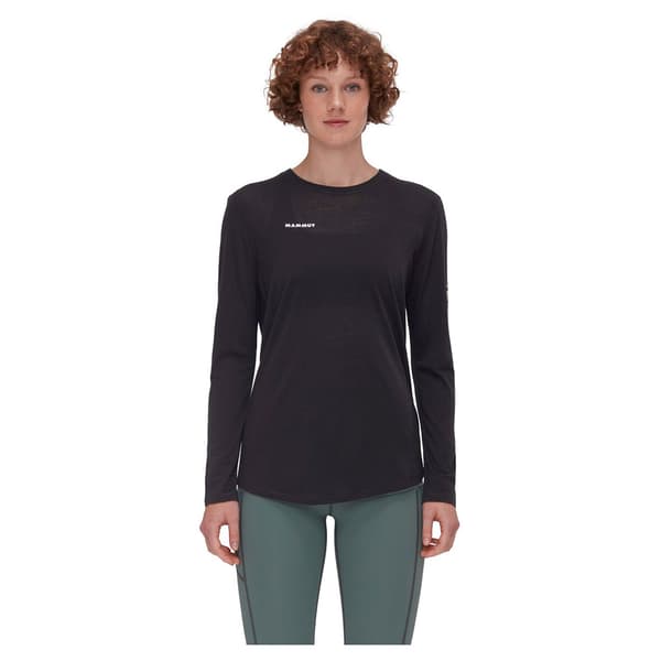 Mammut Tree Wool Fl T-shirt Med Lång ärm Svart L Kvinna