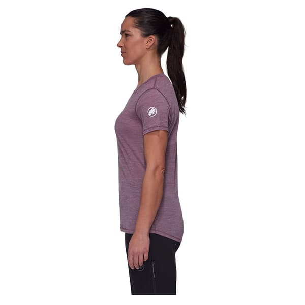 Mammut Tree Wool Fl T-shirt Med Korta ärmar Lila S Kvinna