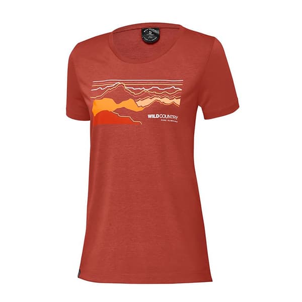 Wildcountry Stamina T-shirt Med Korte ærmer Rød XS Kvinde
