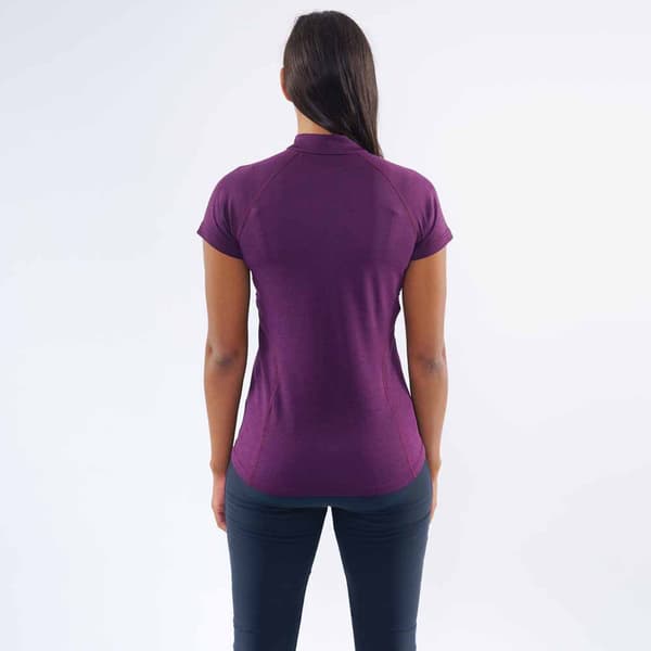 Montane Dart Zip T-shirt Med Korte ærmer Lilla 34 Kvinde