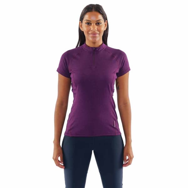 Montane Dart Zip T-shirt Med Korte ærmer Lilla 34 Kvinde
