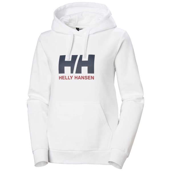 Helly Hansen Logo 2.0 Tröja Med Huva Vit M Kvinna
