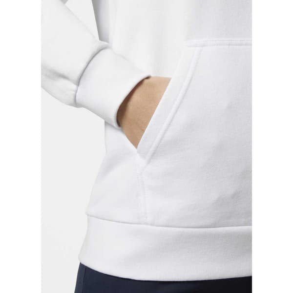 Helly Hansen Logo 2.0 Tröja Med Huva Vit M Kvinna