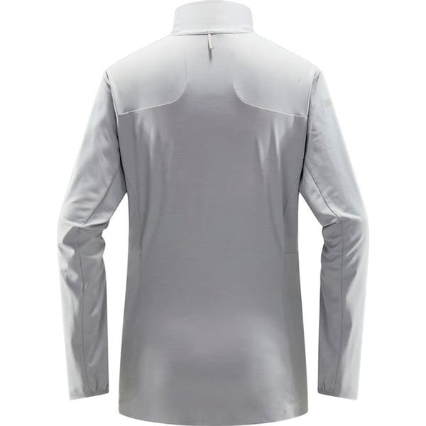 Haglofs L.i.m Strive Mid Halv Lynlås Sweatshirt Grå S Kvinde
