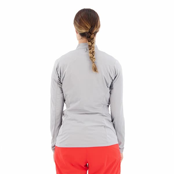 Haglofs L.i.m Strive Mid Halv Lynlås Sweatshirt Grå S Kvinde