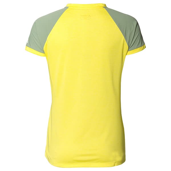 Vaude Scopi Iii T-shirt Med Korta ärmar Gul 36 Kvinna
