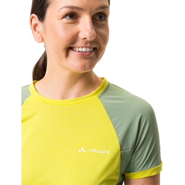 Vaude Scopi Iii T-shirt Med Korta ärmar Gul 36 Kvinna