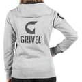 Miniatyrbillede 2 af 2: Grivel Logo Hættetrøje Grå S Kvinde