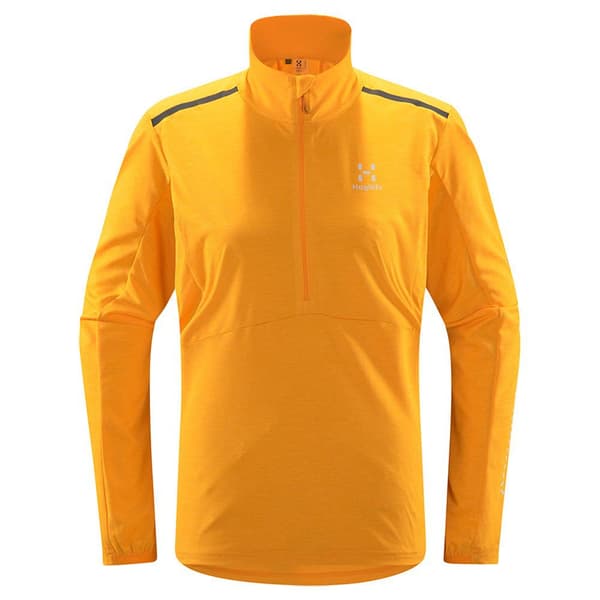 Haglofs L.i.m Strive Mid Tröja Med Halv Dragkedja Gul S Kvinna