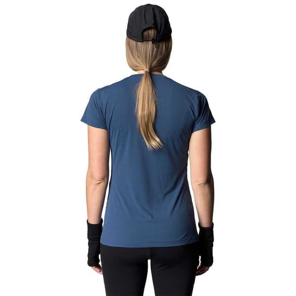 Houdini Pace Air T-shirt Med Korte ærmer Blå XS Kvinde