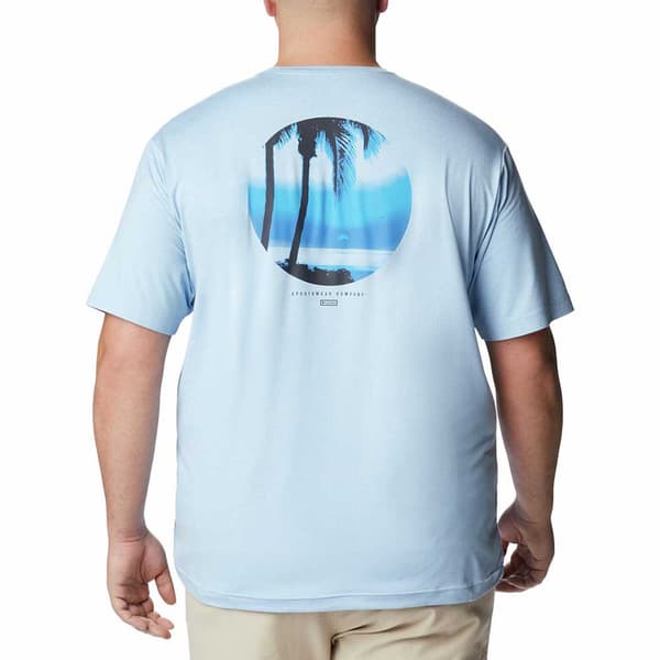 Columbia Tech Trail™ Graphic T-shirt Med Korta ärmar Blå S Man