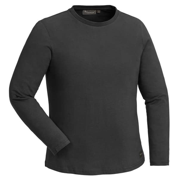 Pinewood Peached T-shirt Med Lång ärm Svart L Kvinna