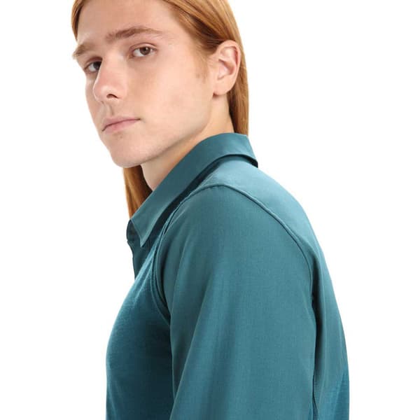 Icebreaker Hike T-shirt Med Lange ærmer Grøn L Mand