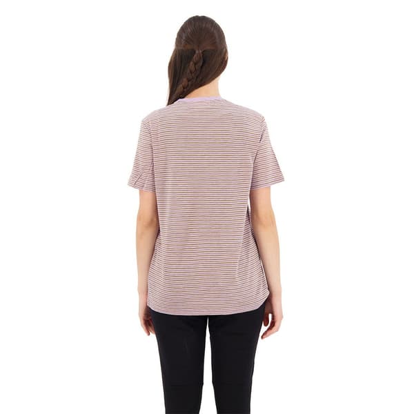 Icebreaker Merino Linen Stripe Lyhythihainen T-paita Violetti XS Nainen
