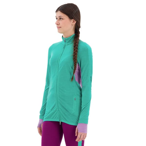 Icebreaker Zone Knit Zip Huppari Vihreä XS Nainen