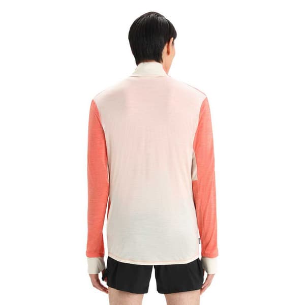 Icebreaker Zone Knit Zip Sweatshirt Orange L Mand