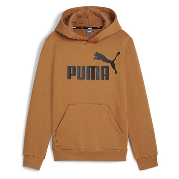 Puma Ess Big Logo Huvtröja Brun 11-12 Years Pojke