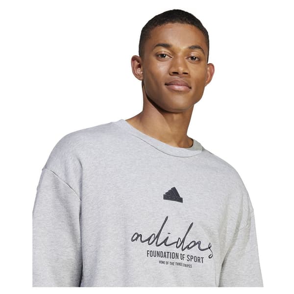 Adidas Brand Love French Terry Tröja Grå L / Regular Man
