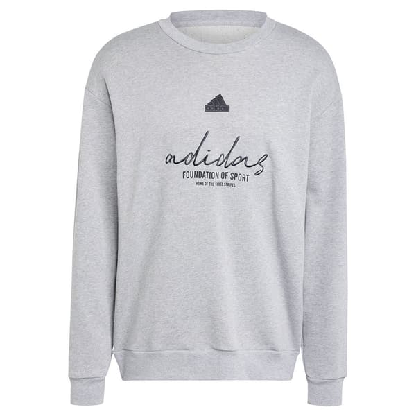 Adidas Brand Love French Terry Huppari Harmaa M / Regular Mies