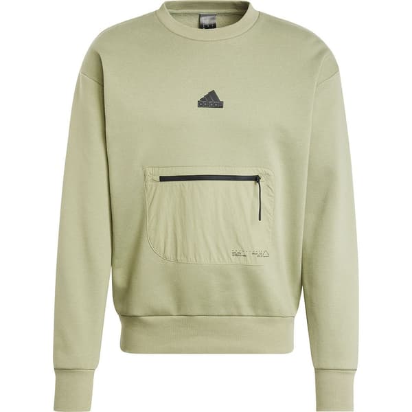 Adidas City Escape Fleece Huppari Vihreä L Mies