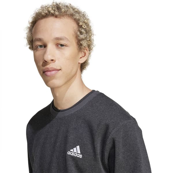 Adidas Season Essentials Melange Huppari Musta L / Regular Mies