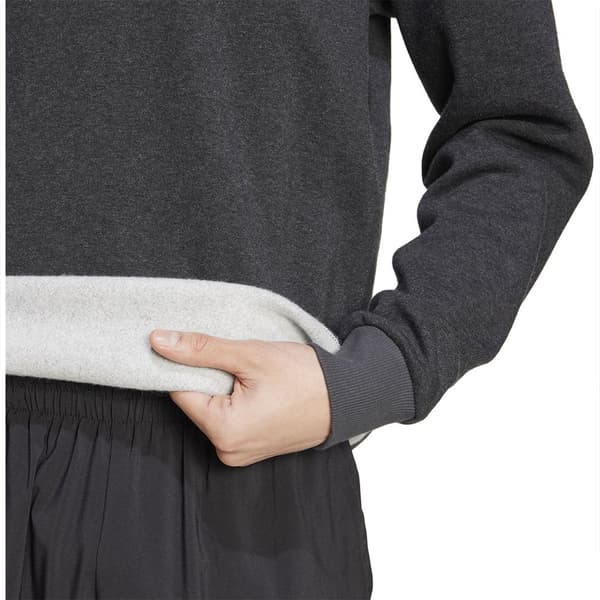 Adidas Season Essentials Melange Huppari Musta L / Regular Mies
