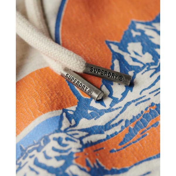 Superdry Outdoor Graphic Stripe Huvtröja Grå XL Man