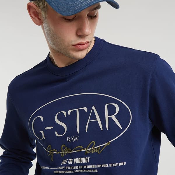 G-star Circle Collegepaita Sininen M Mies