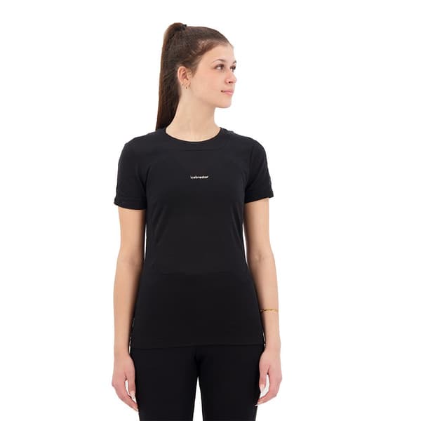 Icebreaker Zoneknit™ T-shirt Med Korta ärmar Svart XS Kvinna