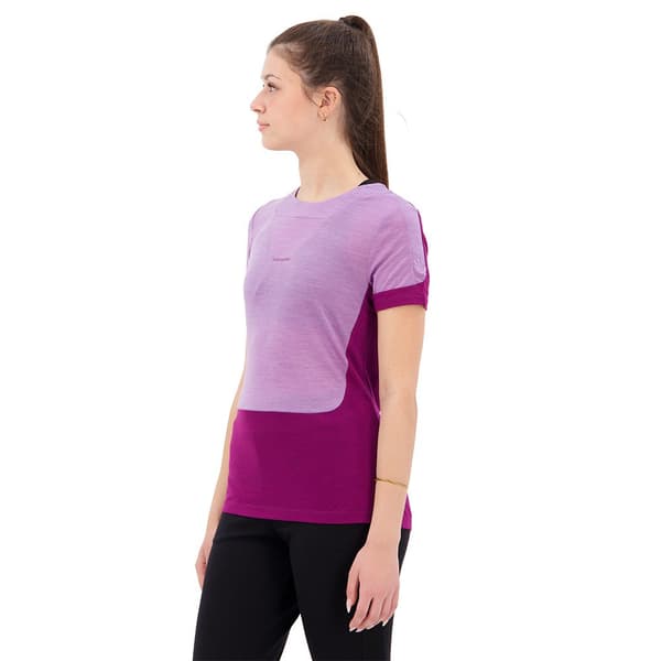 Icebreaker Zoneknit™ T-shirt Med Korte ærmer Lilla XS Kvinde