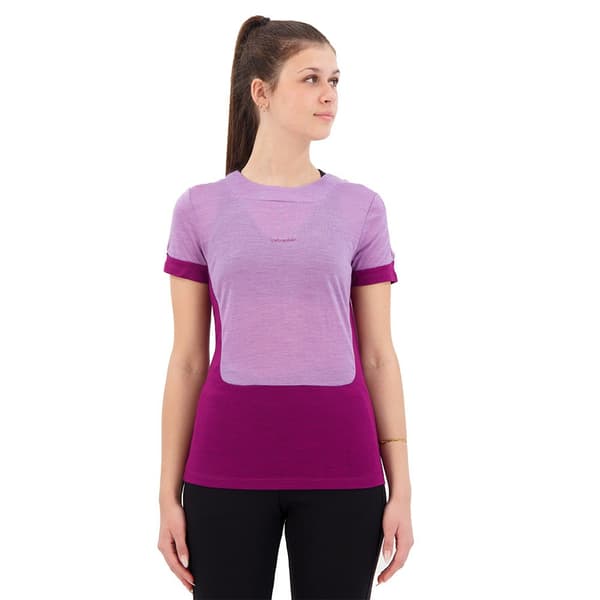 Icebreaker Zoneknit™ T-shirt Med Korta ärmar Lila XS Kvinna