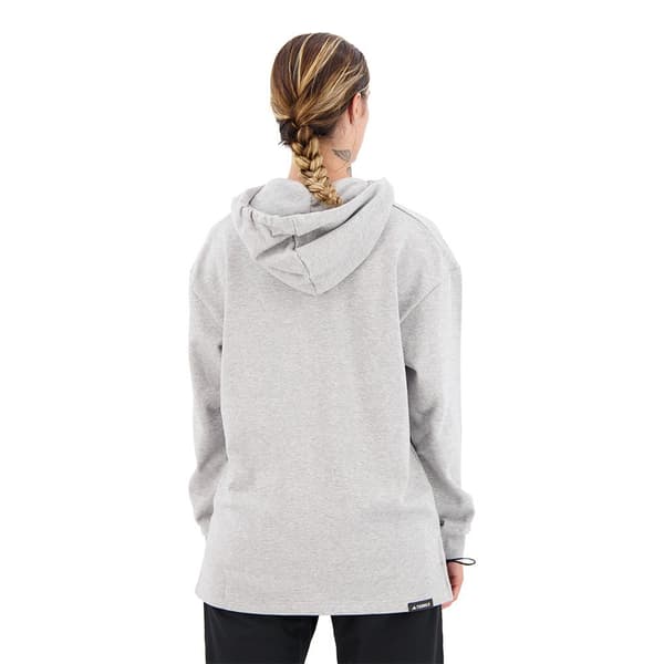 Adidas Organiser Logo Tröja Med Huva Grå XL Kvinna