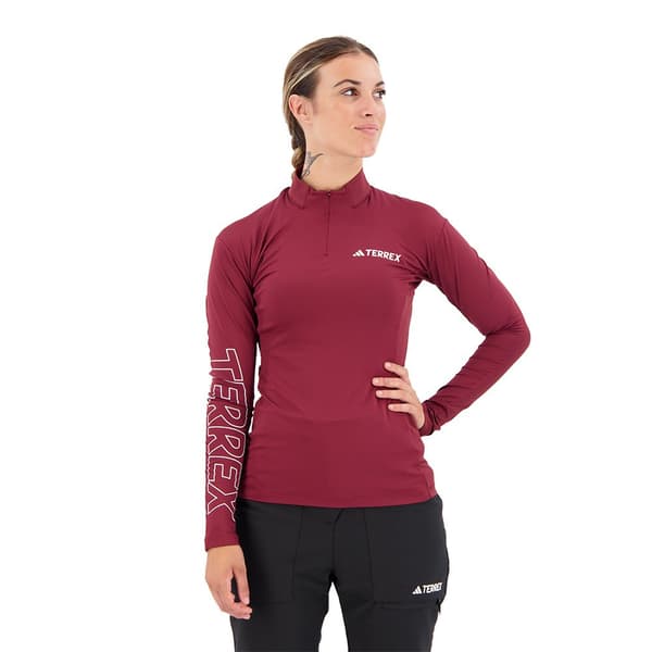 Adidas Xprsleev Sweatshirt Rød L Kvinde